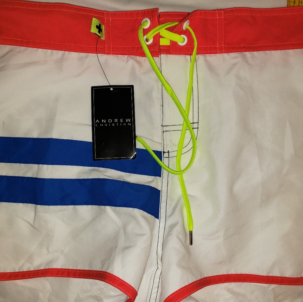 Andrew christian sz. 34 board shorts NWT